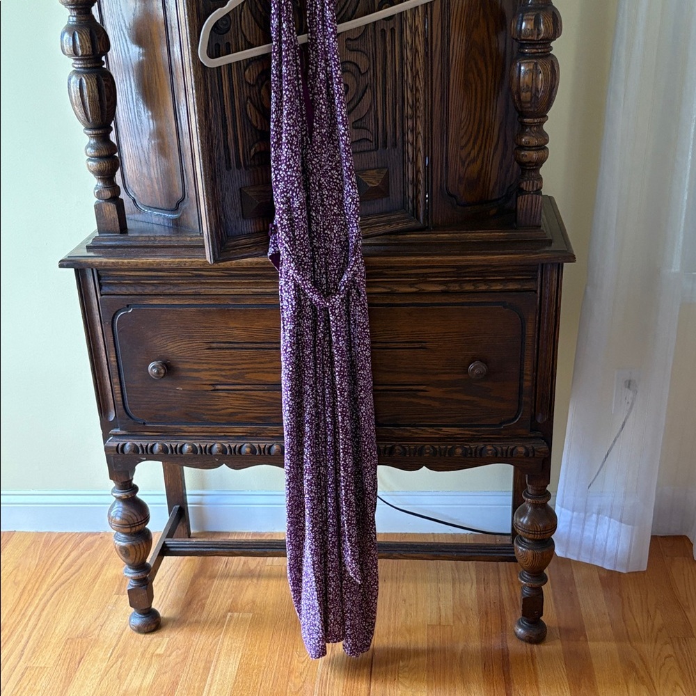 Purple Patterned one piece jumper